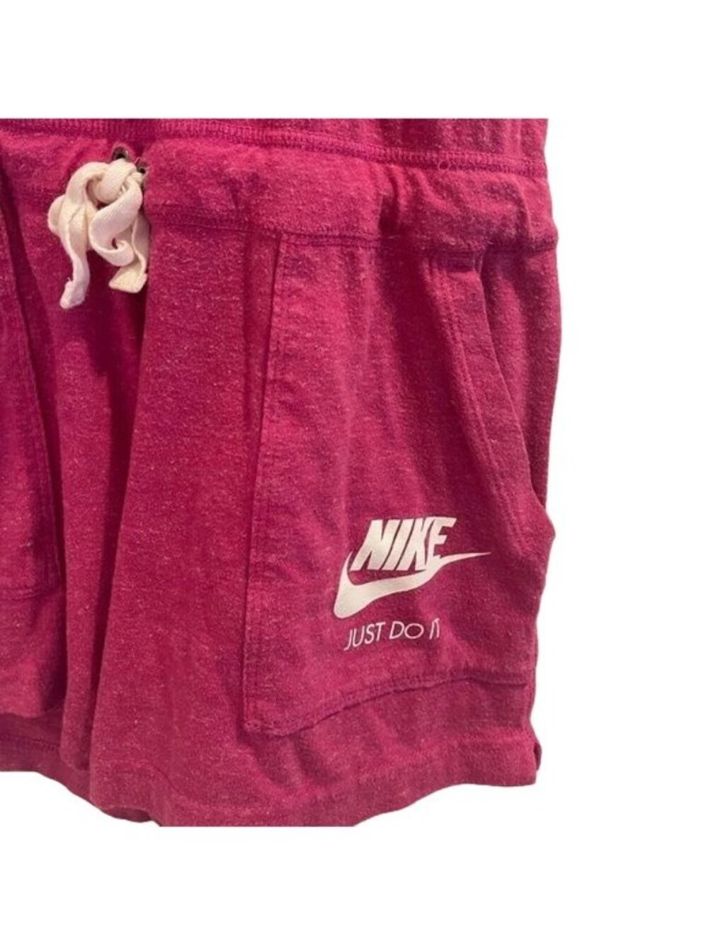 Nike Pink Logo Drawstring Drop Waist Racerback Romper - Picture 4 of 7